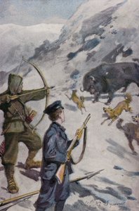 Illustratie voor Peter de Walvisvaarder door William Christian Symons